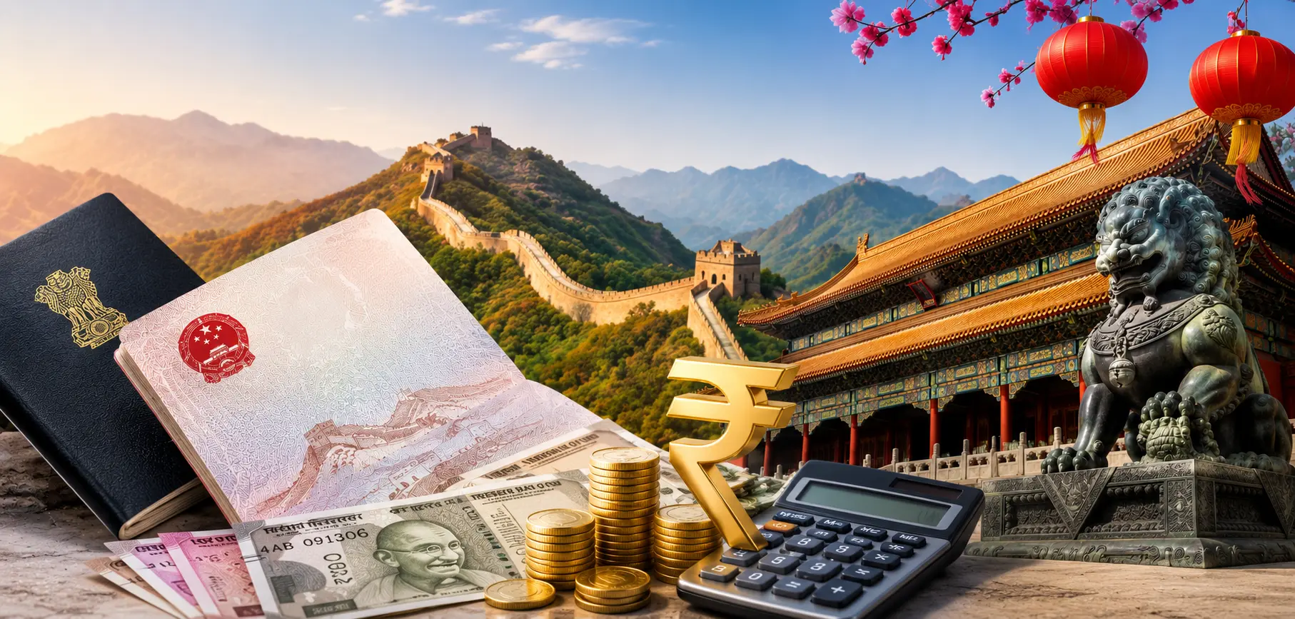 China Visa Fees for Indians